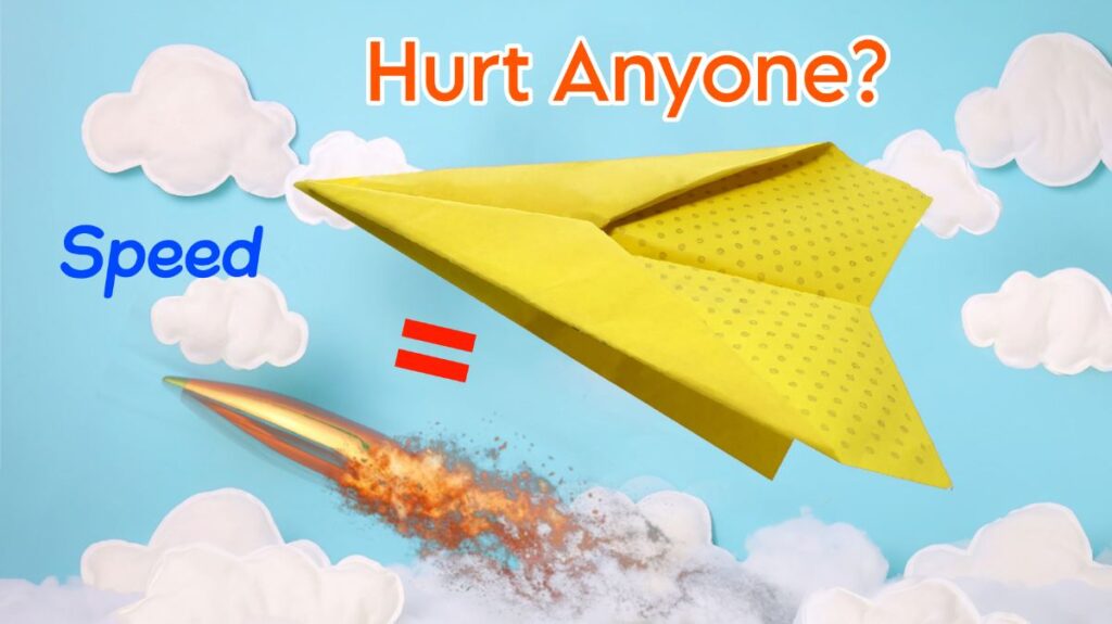 Can a Paper Airplane Hurt You If Thrown at Bullet Speed