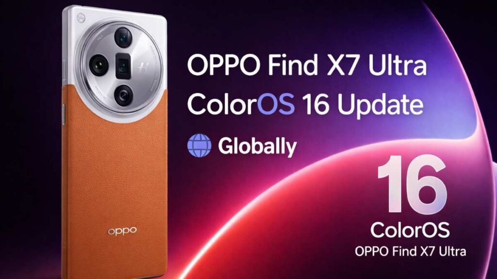 OPPO Find X7 Ultra ColorOS 16 Update 